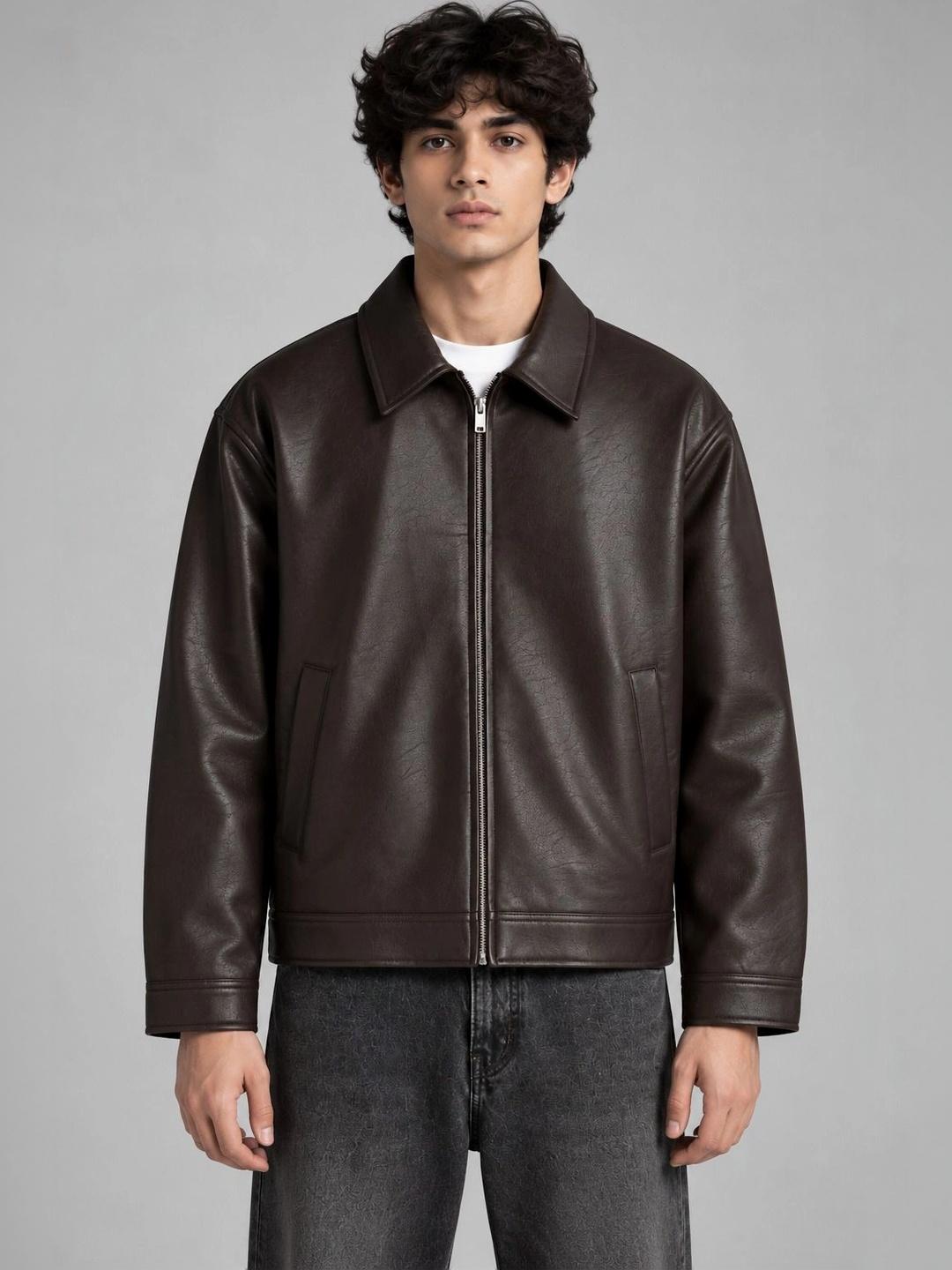 MERCY WEAR Men Leather Jacket - Image 1