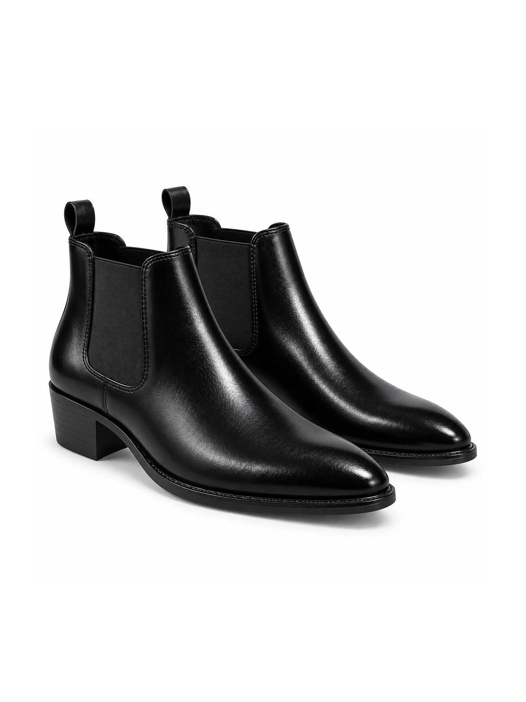 Roadster Men Pointed Toe Slip-On Chelsea Boots - Image 1