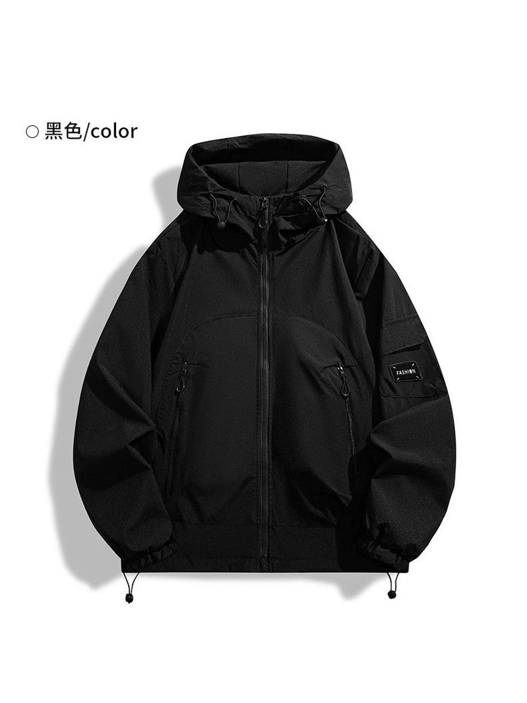 Suo Men Lightweight Open Front Jacket - Image 1