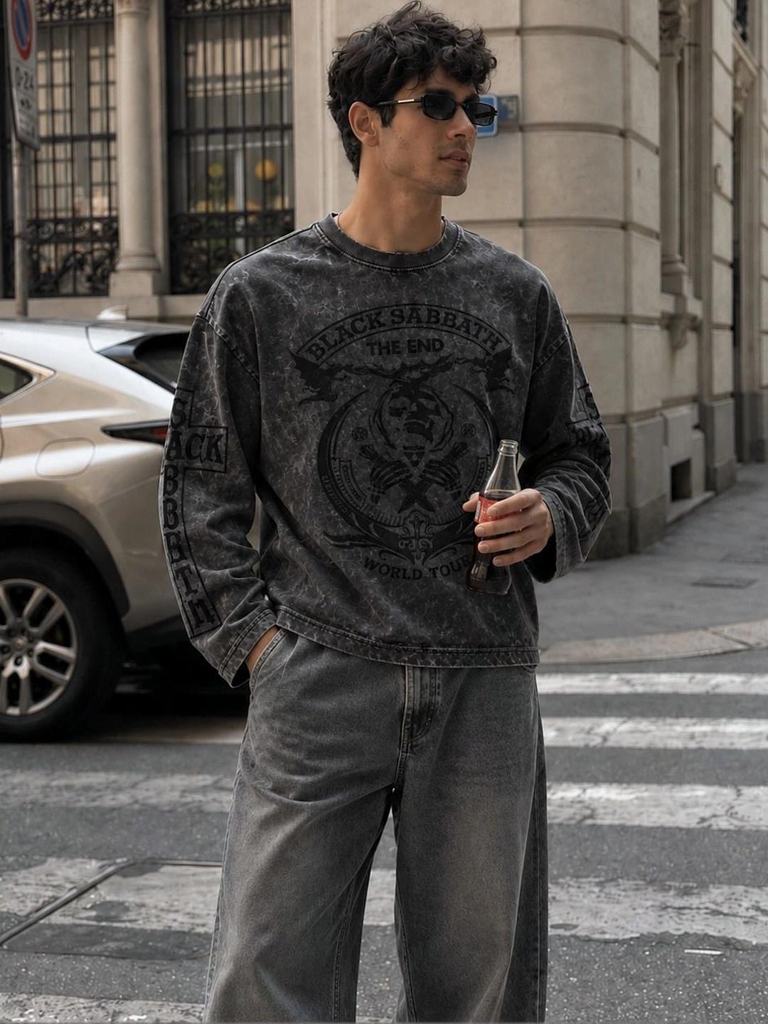 RAW ERA Men Printed Boxy T-shirt - Image 1