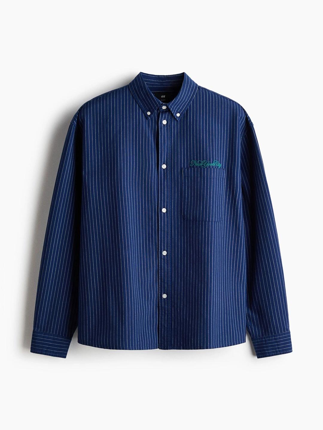 H&M Men Striped Casual Shirt - Image 1