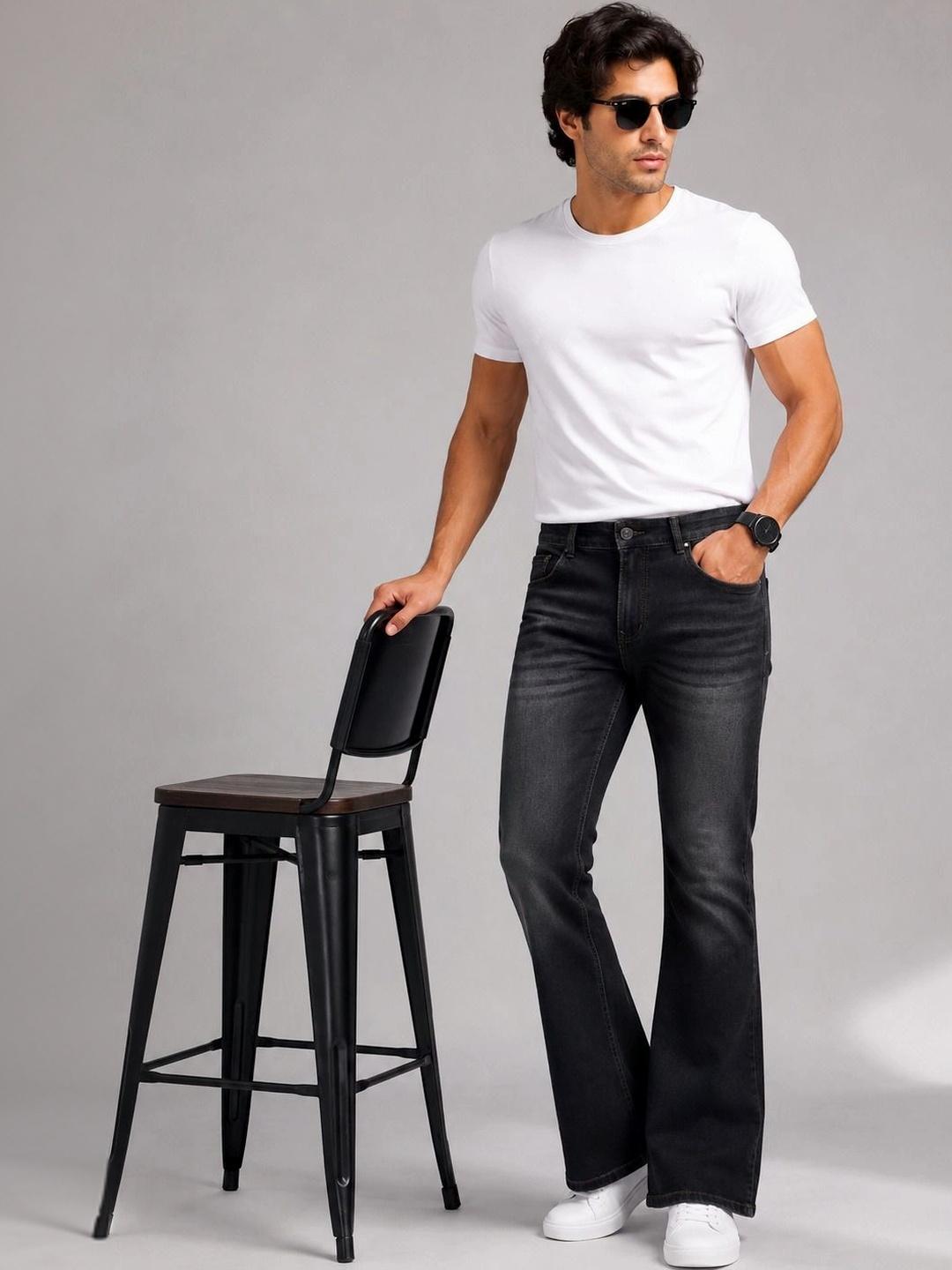 Squire 10 Men Bootcut Mid-Rise Jeans - Image 1