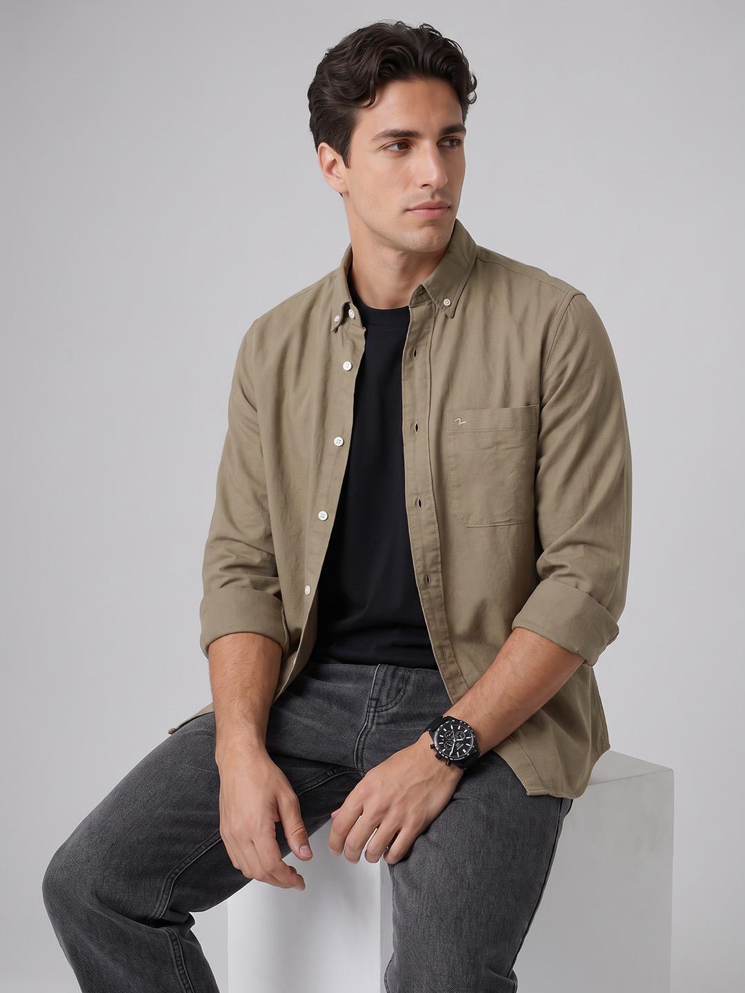 SPYKAR Pure Cotton Casual Shirt - Image 1