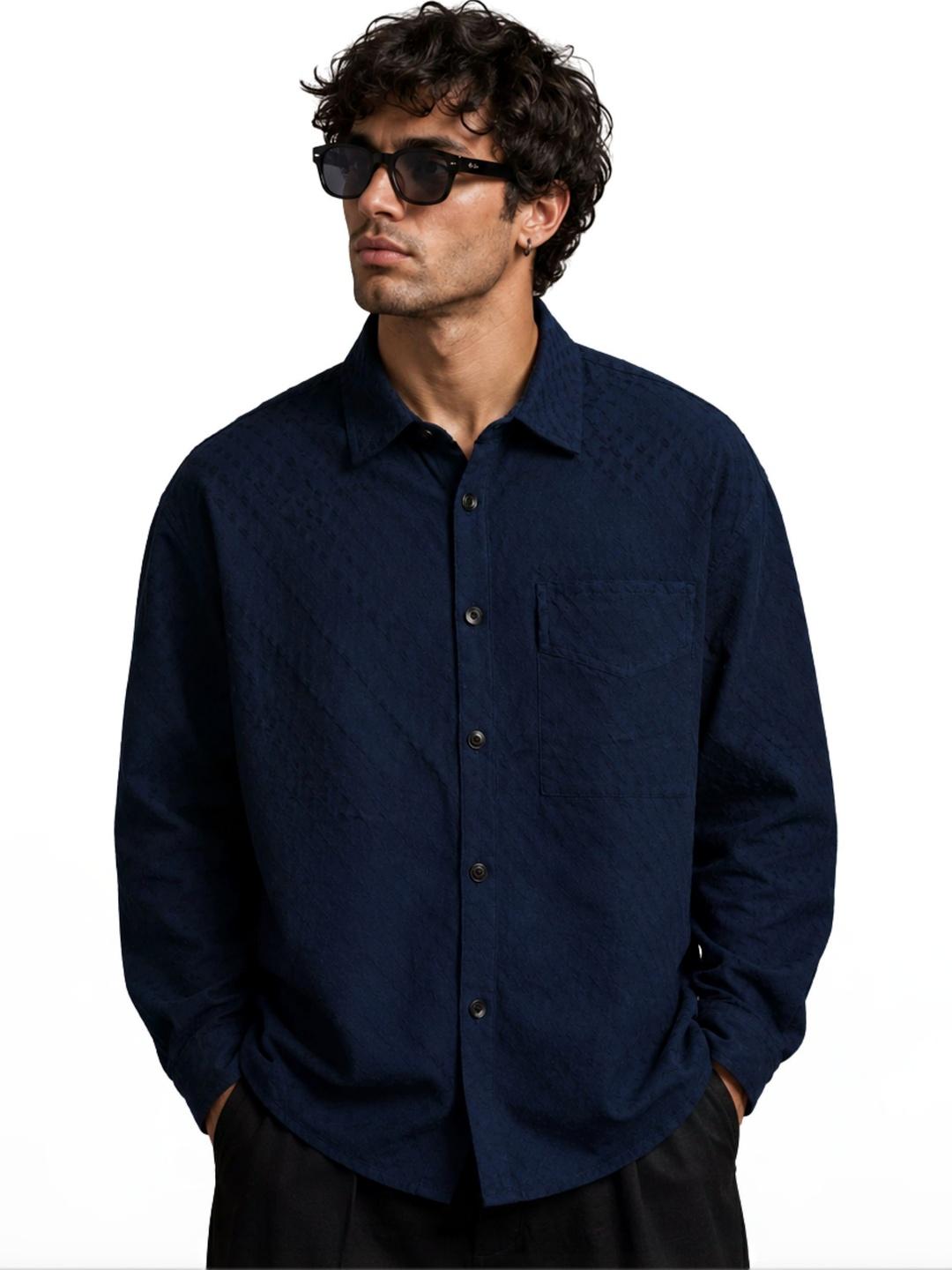 The Funny Store Men Relaxed Casual Shirt - Image 1