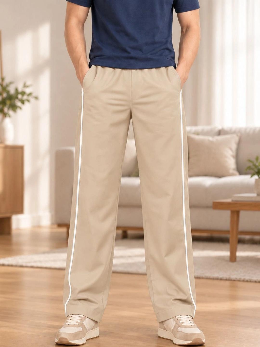 MK BROTHERS Men Wide Leg Training Track Pants - Image 1