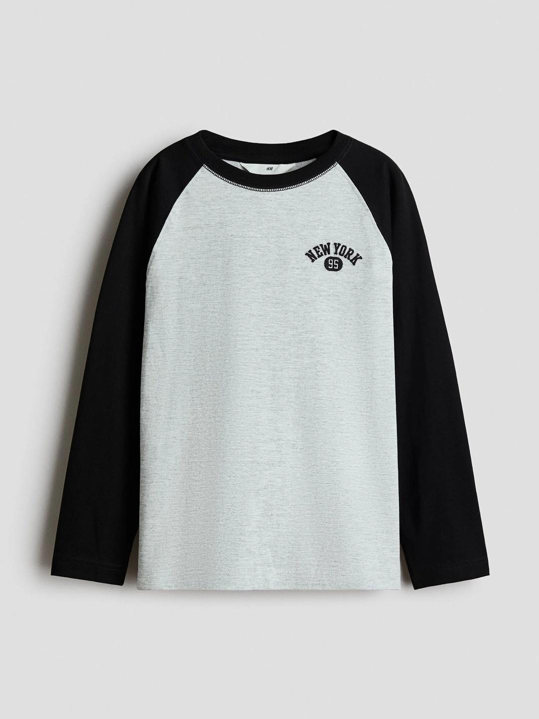 H&M Long-Sleeved Raglan T-Shirt - Image 1