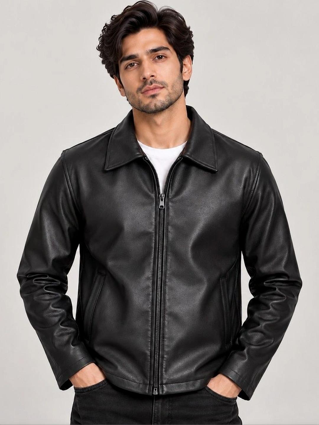 NEQA Men Leather Jacket - Image 1