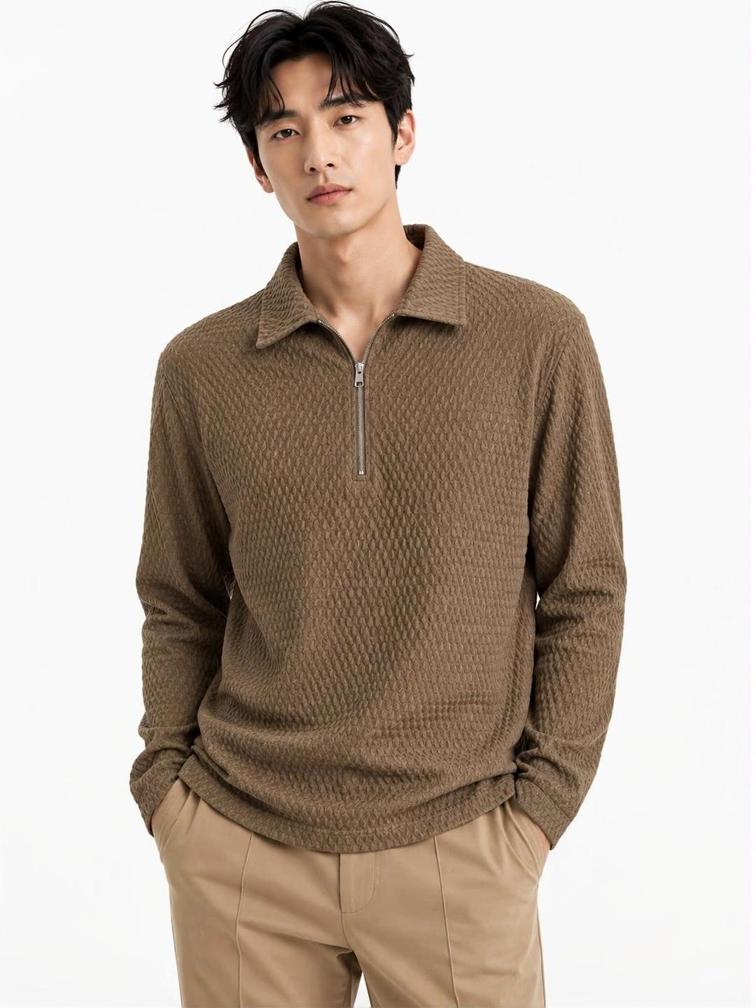 Menkovy Men Polo Collar T-shirt - Image 1