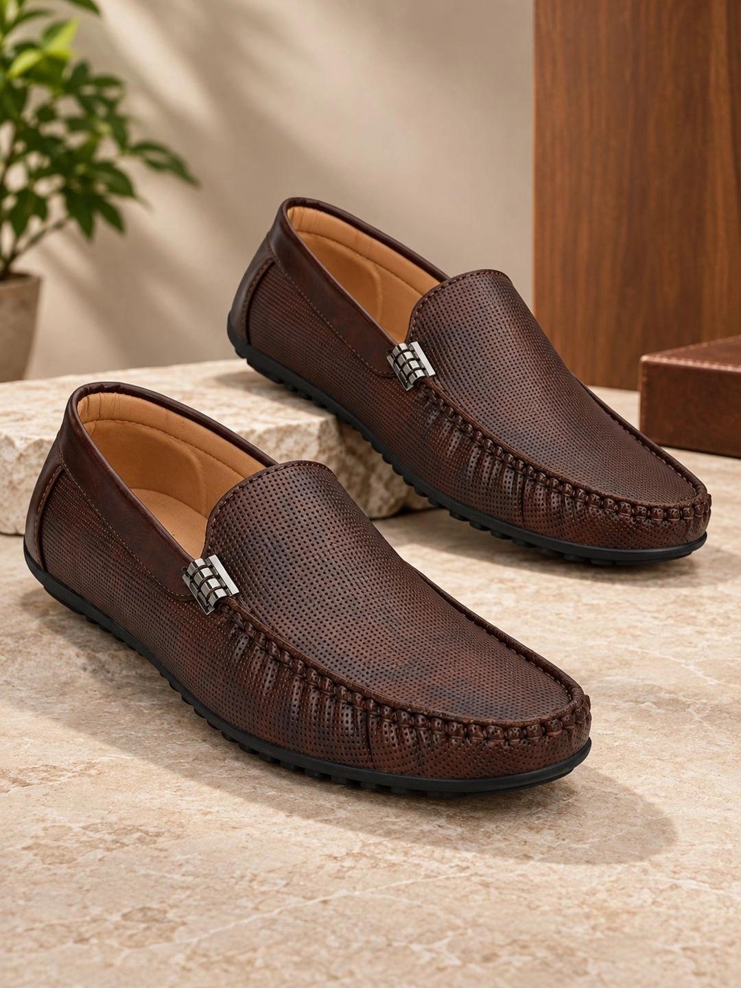 Mast & Harbour Men Perforations Loafers - Image 1