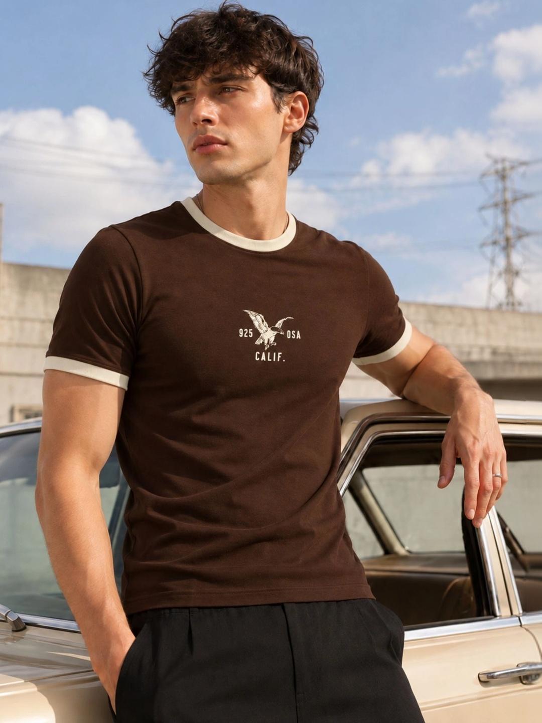 Maniac Men Printed Ringer Tee - Image 1