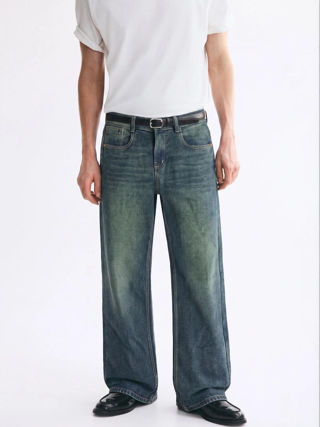 dolsia Men Bootcut Mid-Rise Jeans - Image 1