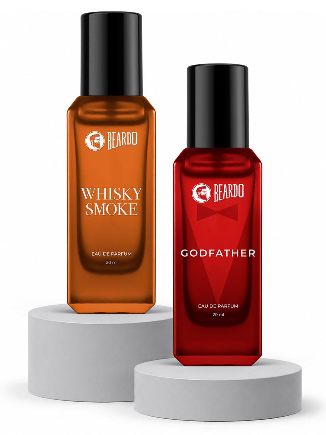 BEARDO Men Godfather & Whisky Smoke Eau De Parfum 20ml Each Pack of 2 - Image 1