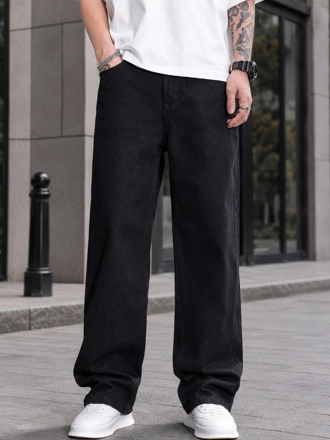 BREXX Men Straight Fit Mid-Rise Stretchable Jeans - Image 1