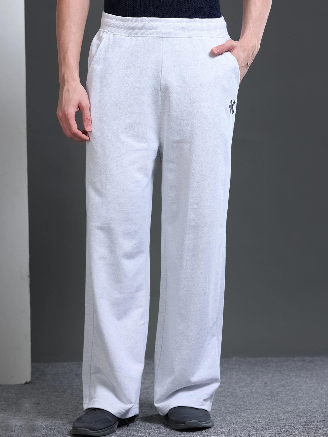 HRX by Hrithik Roshan HRX Men Baggy Brand Logo Training Track Pants - Image 1