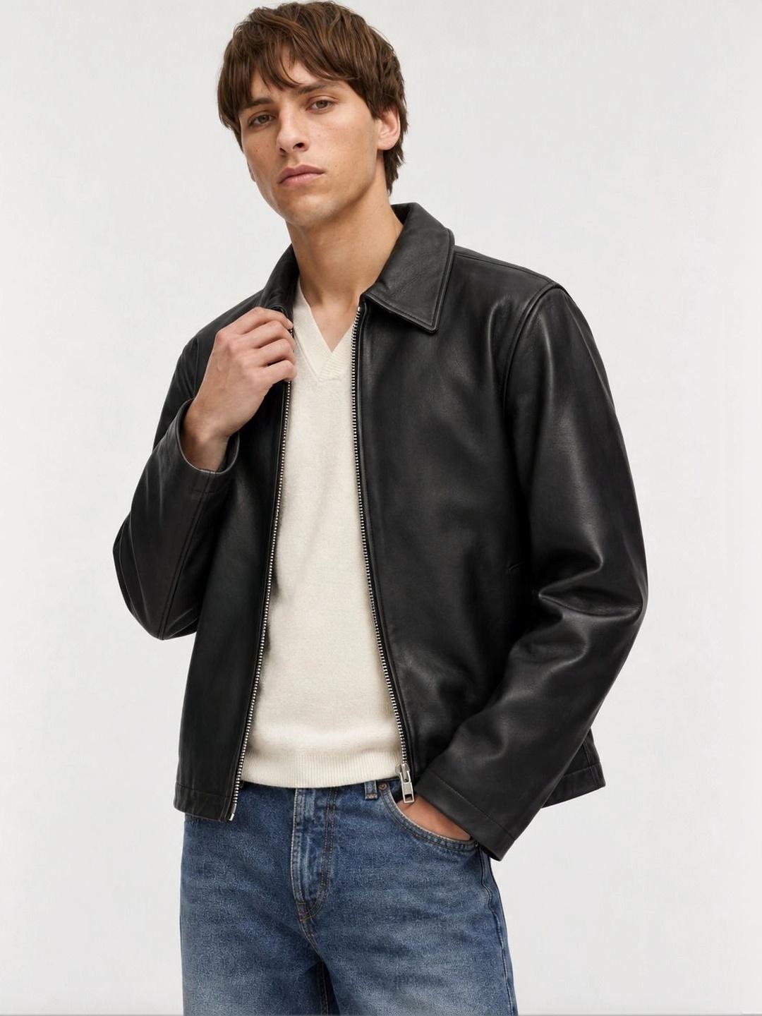 EXOTIX Men Leather Jacket - Image 1