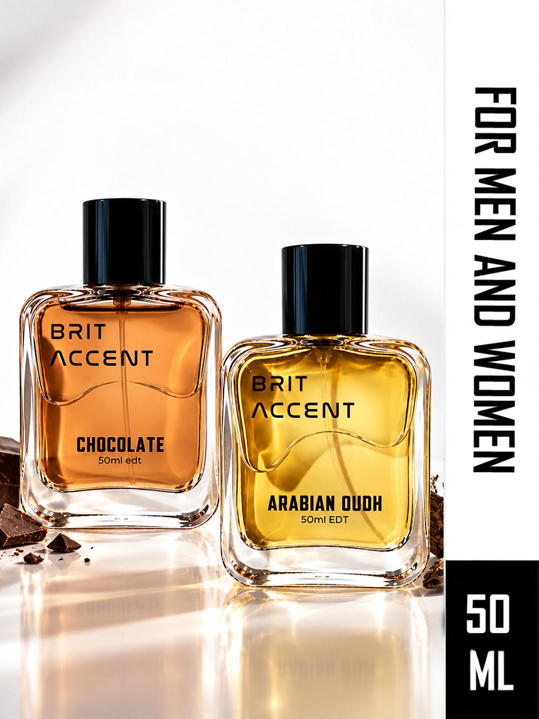 BRIT ACCENT Set Of 2 Chocolate & Arabian Oud Eau de Pack of 2 - Image 1