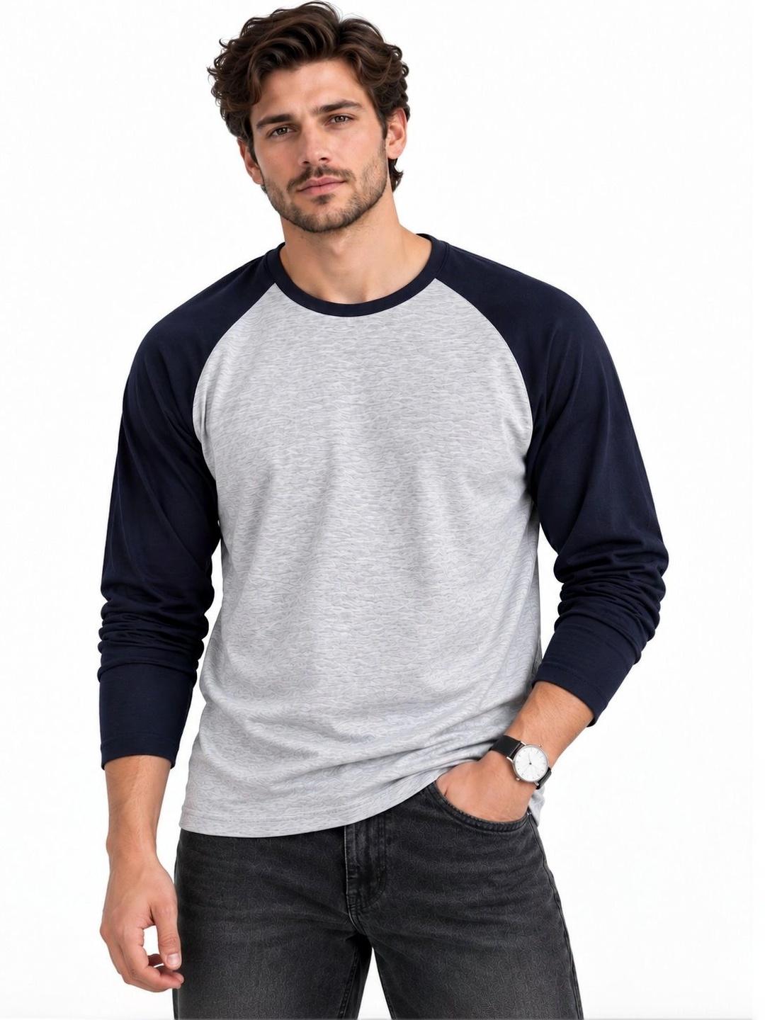 THREADMILE Men Colourblocked T-shirt - Image 1