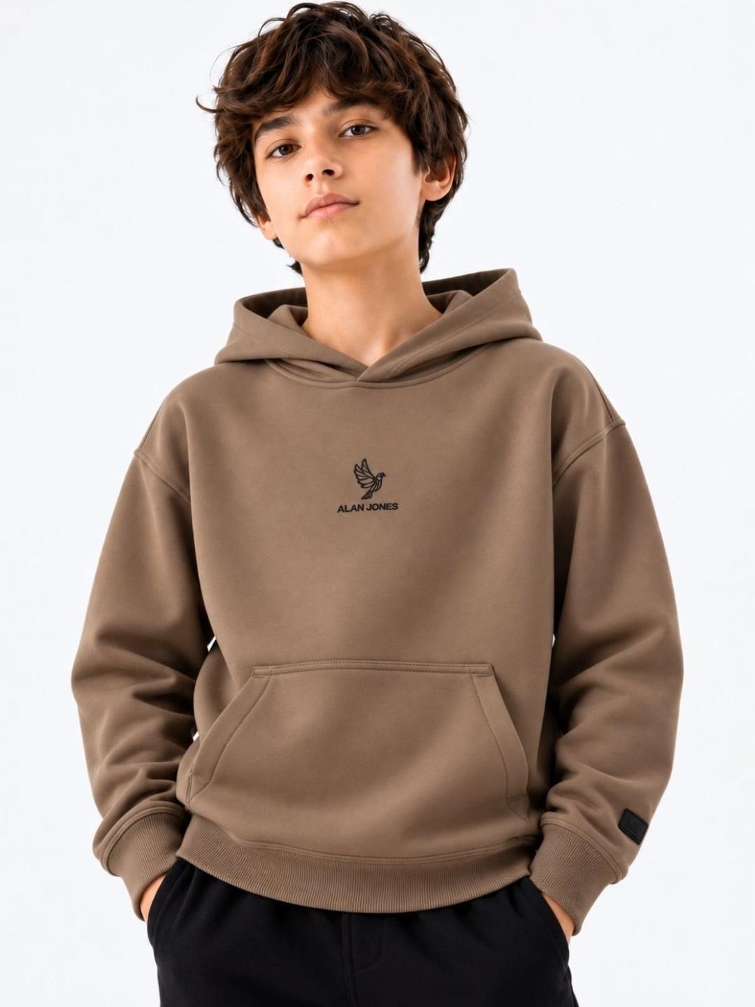 Alan Jones Boys Printed Hooded Sweatshirt - Image 1