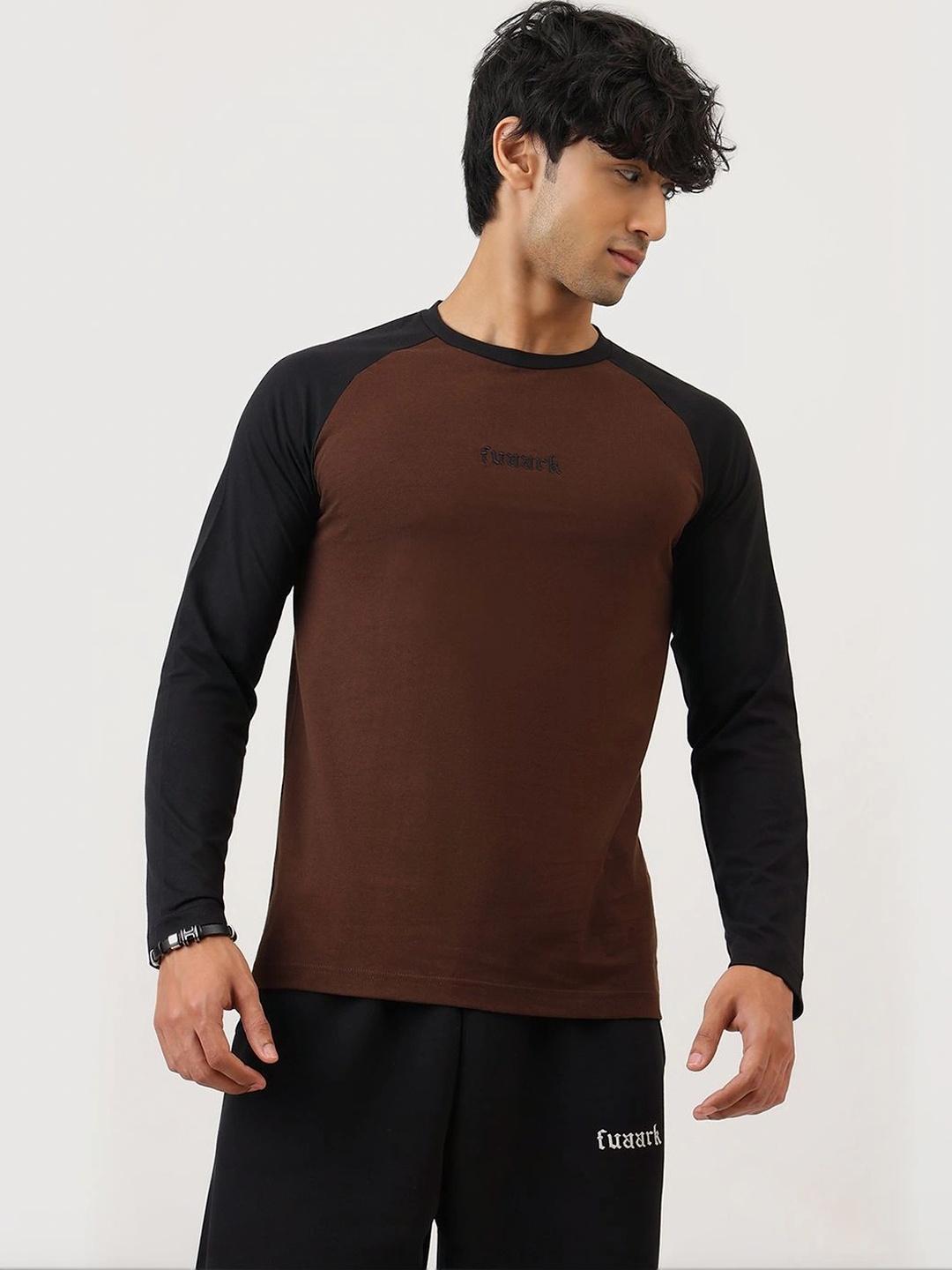 FUAARK Men Brand Logo Slim Fit T-shirt - Image 1
