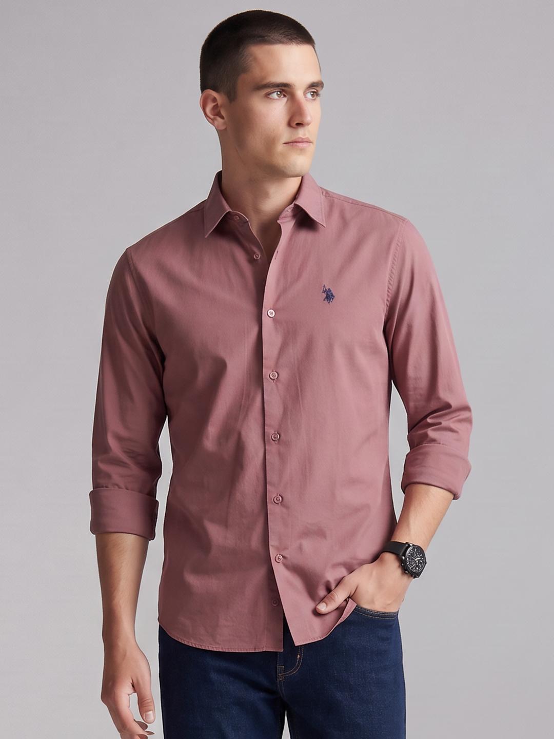 U.S. Polo Assn. Tailored Fit Checked Casual Shirt - Image 1