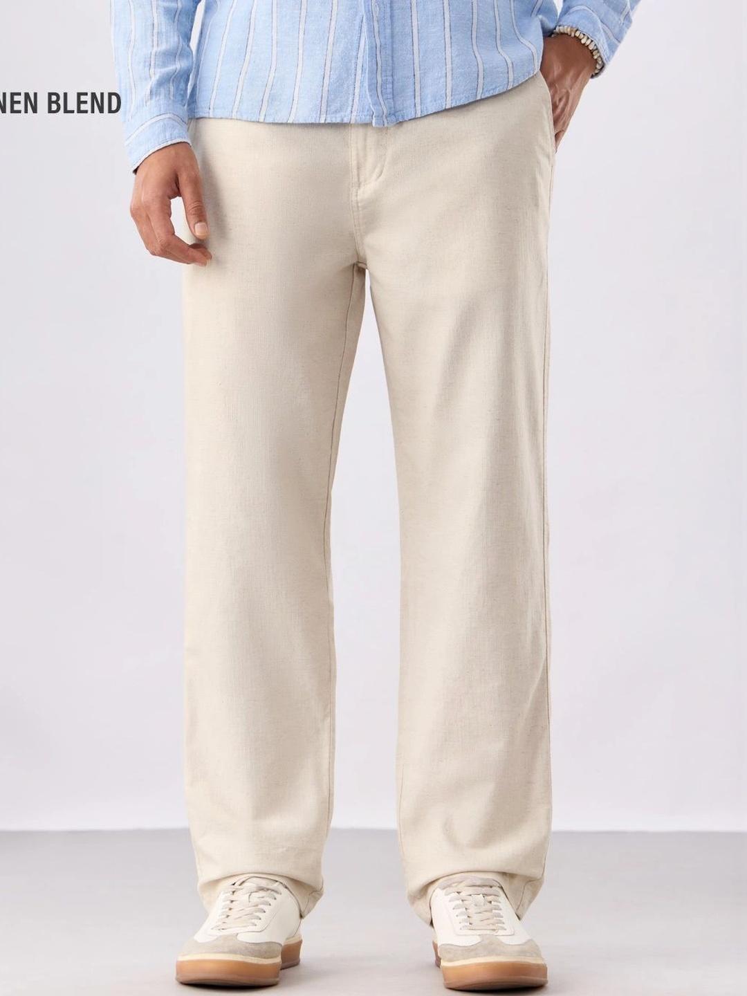 The Souled Store Men Straight Fit Gurkha Trousers - Image 1