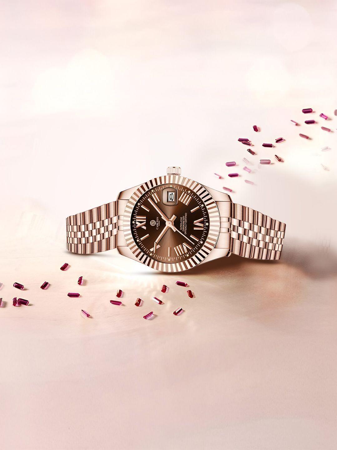 Carlton London Harper Women Dial & Bracelet Style Straps Mini Analogue Watch CLRLW-003 - Image 1