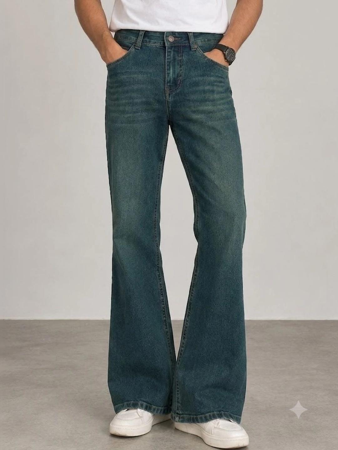 Podge Men Bootcut Mid-Rise Jeans - Image 1