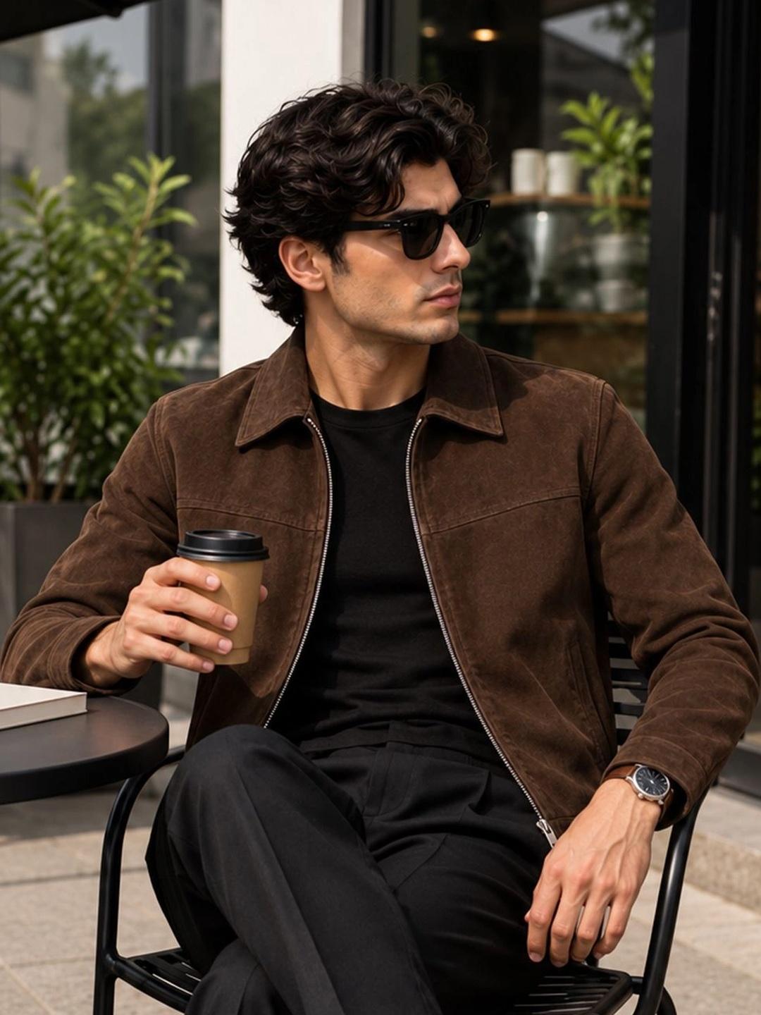 Suo Men Bomber Jacket - Image 1
