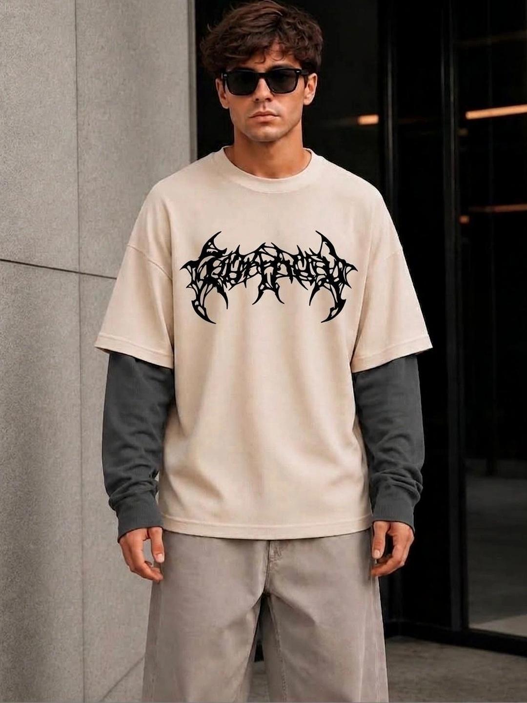 Imsa Moda Men Printed Boxy T-shirt - Image 1