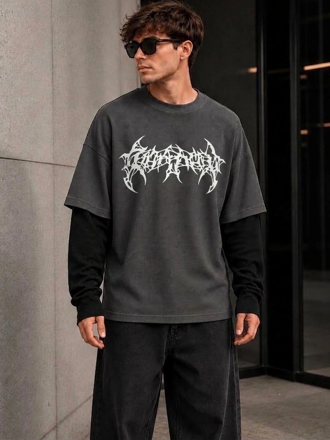 Imsa Moda Men Printed Boxy T-shirt - Image 1