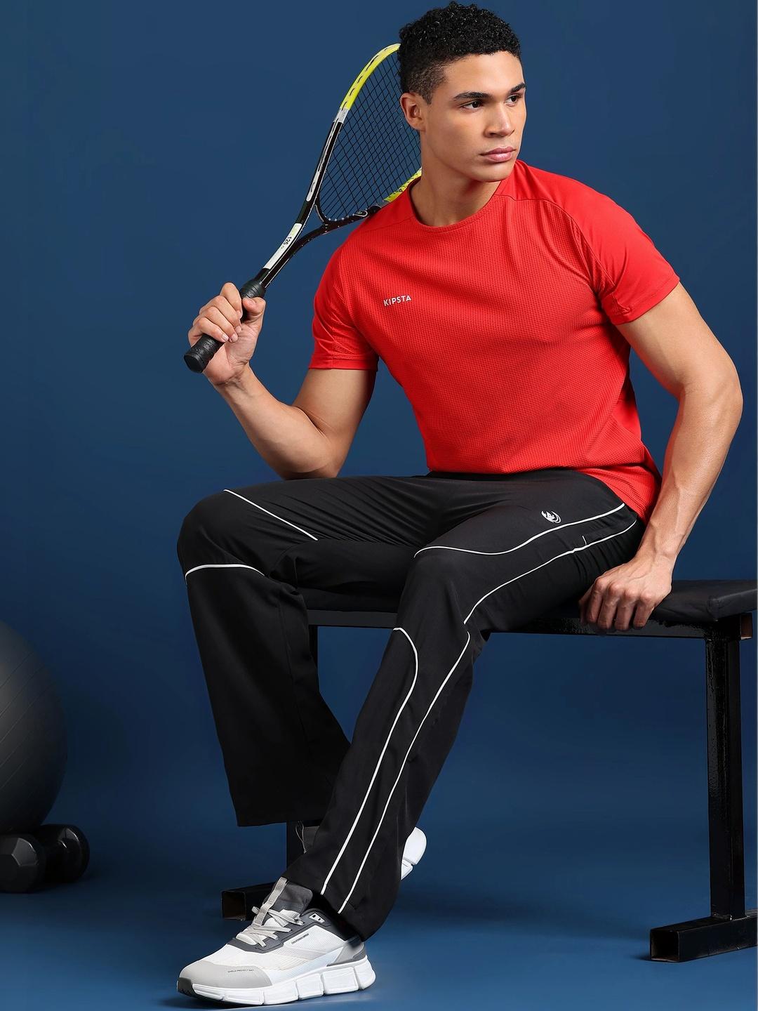 PKR SPORTS Men Baggy Rapid-Dry Training Track Pants - Image 1