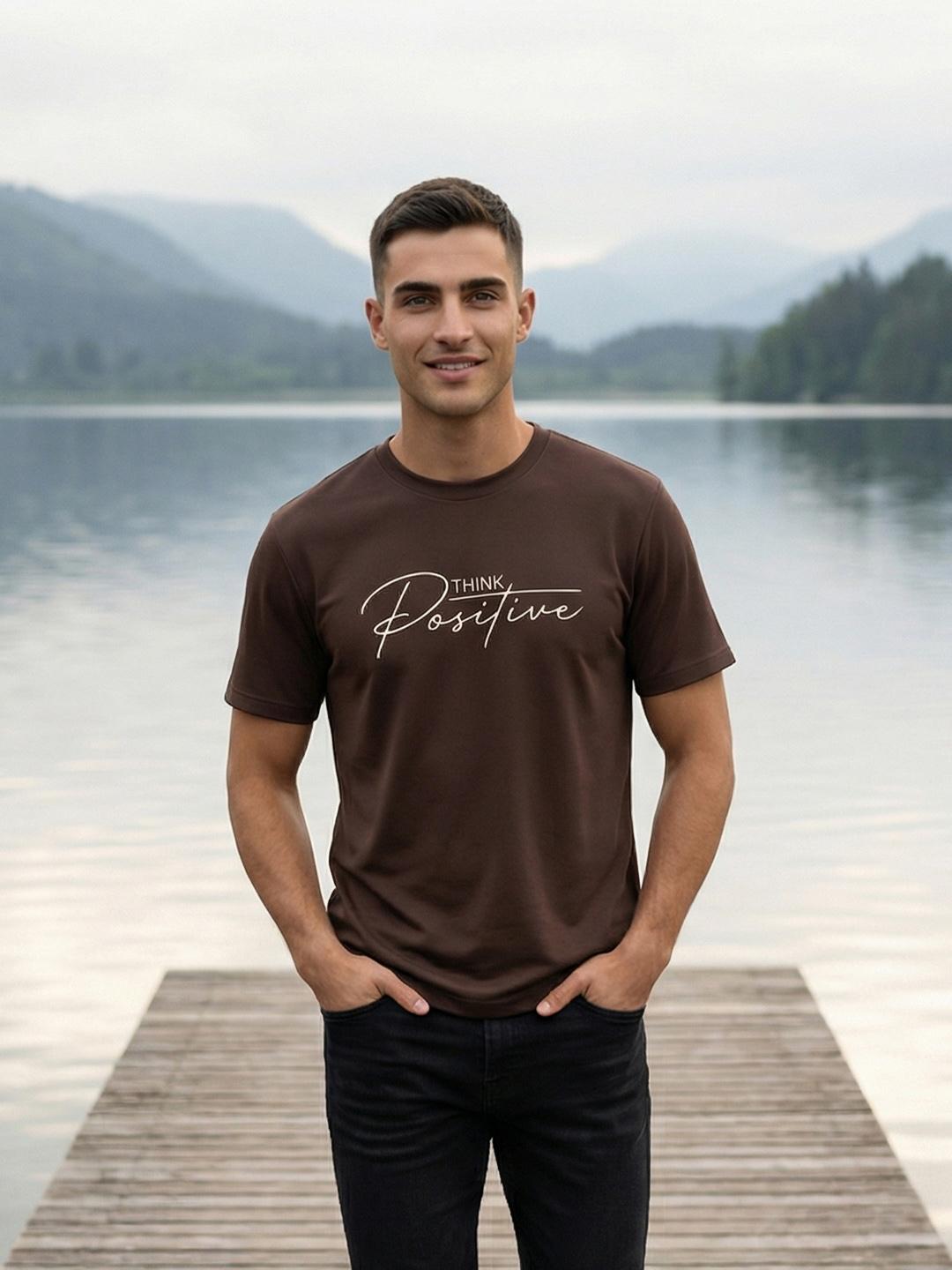 NOBERO Men Typography Cotton T-Shirt - Image 1