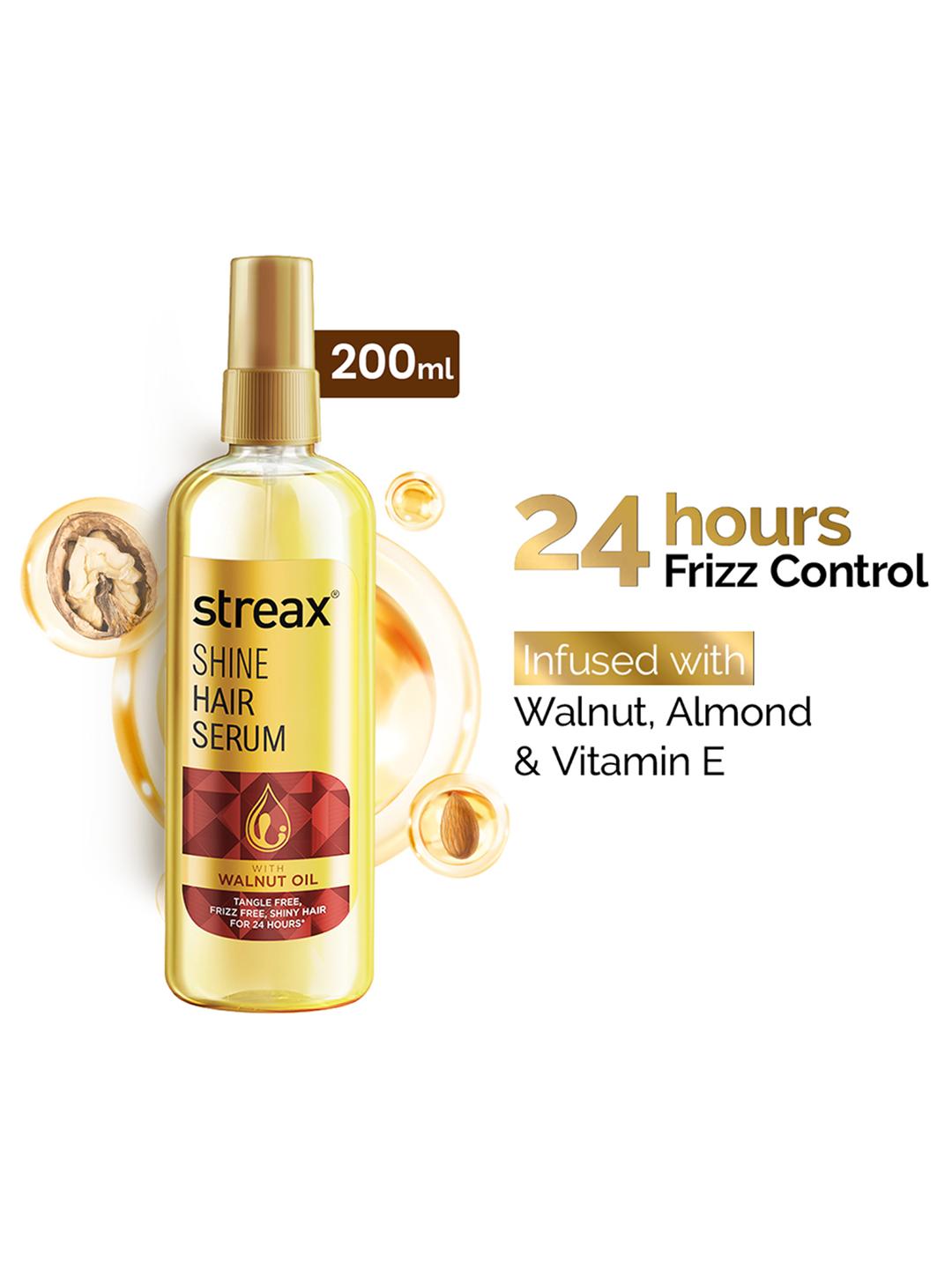 Streax Smoothening & Shine Hair Serum 200ml - Image 1