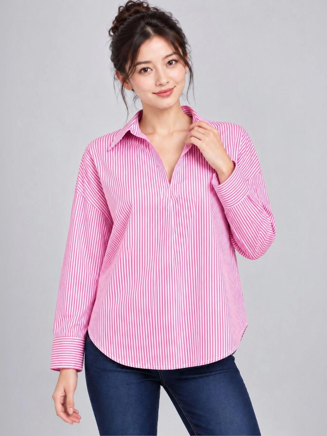 Roadster Striped Cotton Top - Image 1