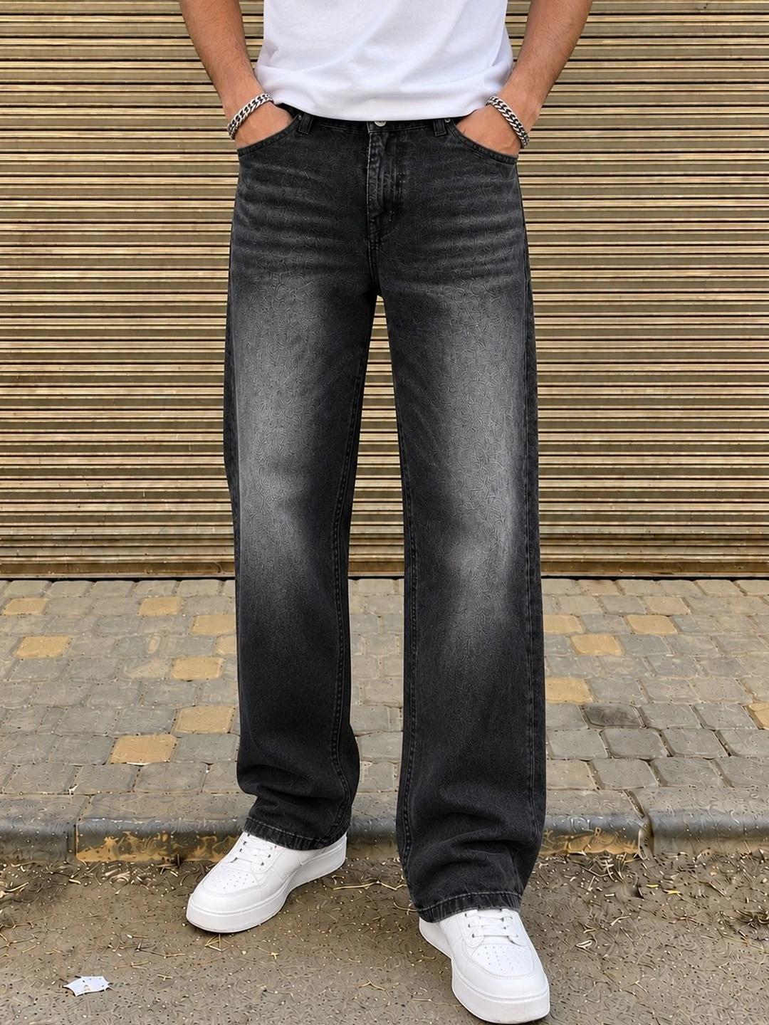 MQ Denim Men Straight Fit Mid-Rise Jeans - Image 1