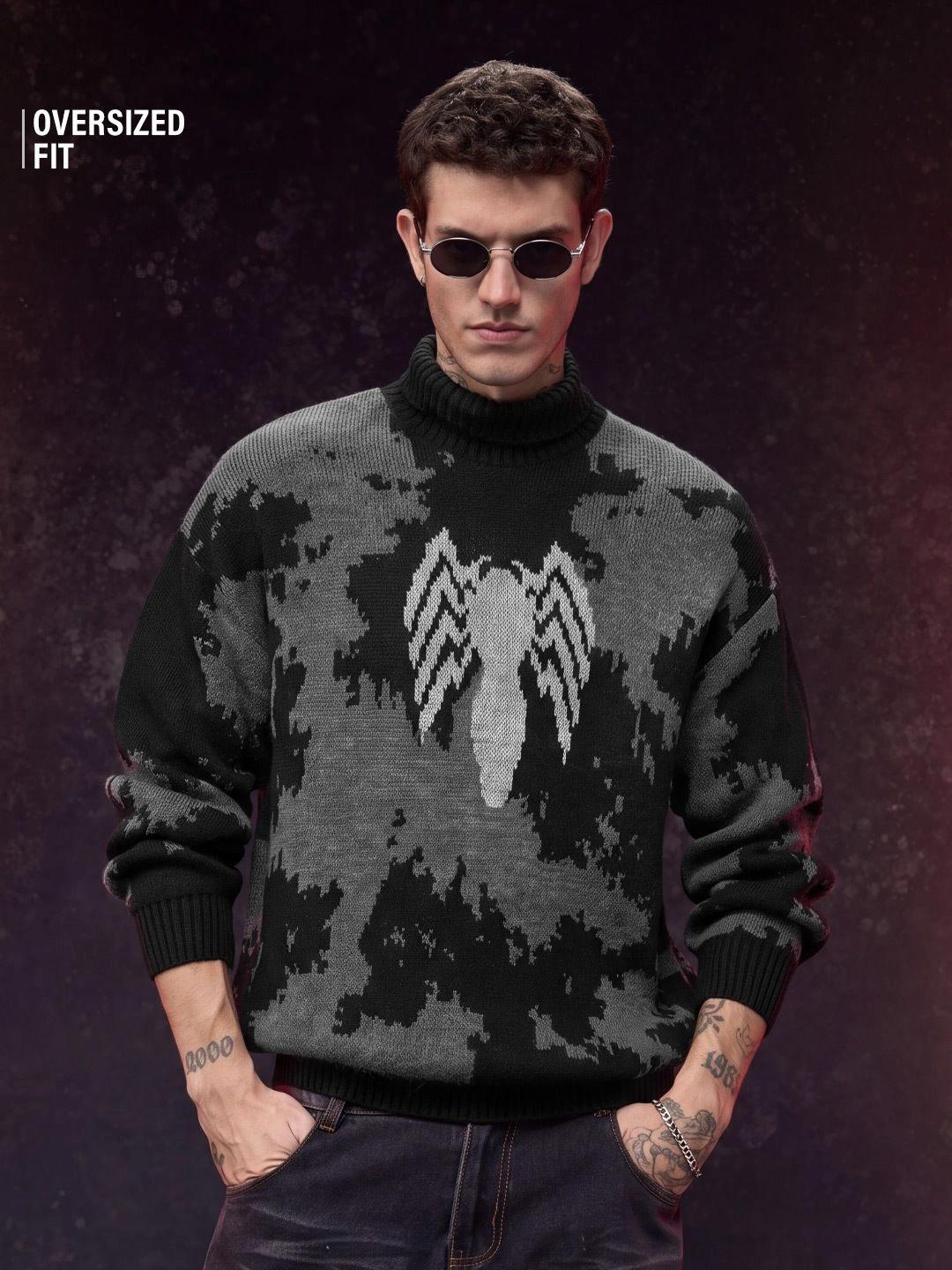 The Souled Store Men Superhero Printed Pullover - Image 1