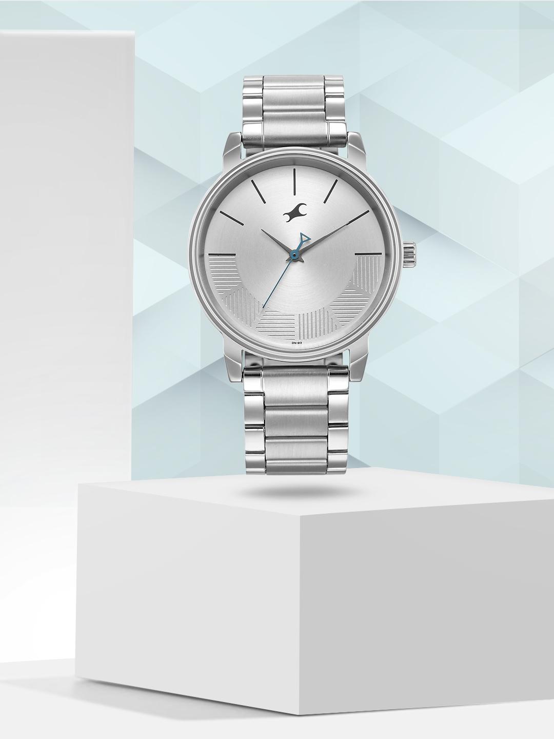 Fastrack Men Brass Dial & Stainless Steel Straps Analogue Watch - Image 1