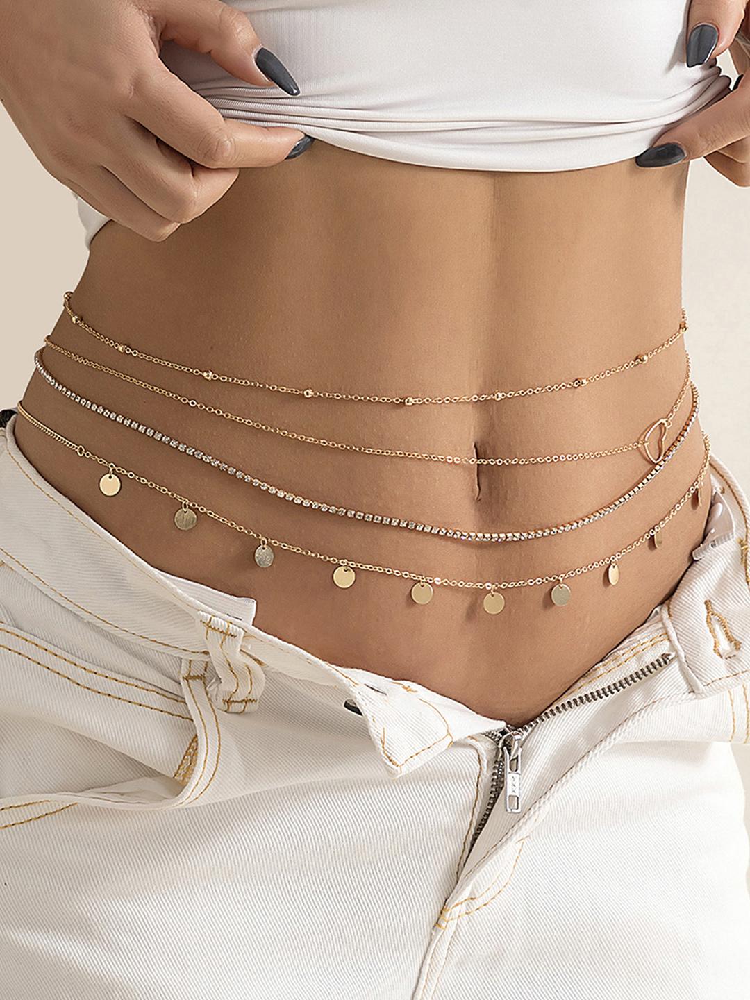 Gold Plated Flipkart Belly Chain Gold Plated Belly Chain Flipkart