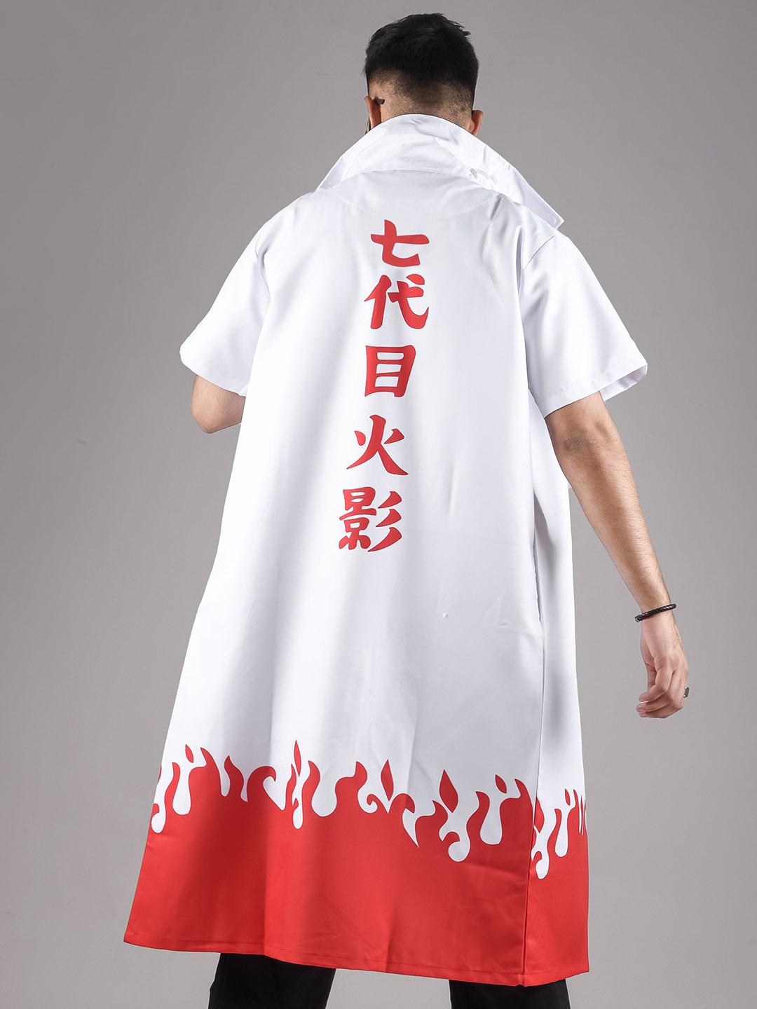 Buy COMICSENSE Men Naruto Anime Hokage Cloak Cosplay Jacket
