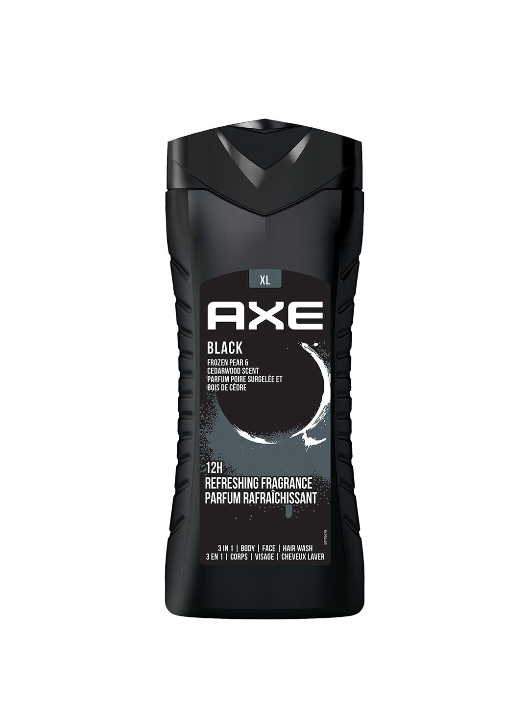 Buy AXE Men Black 3-In-1 Face, Hair & Body Wash with Long-Lasting