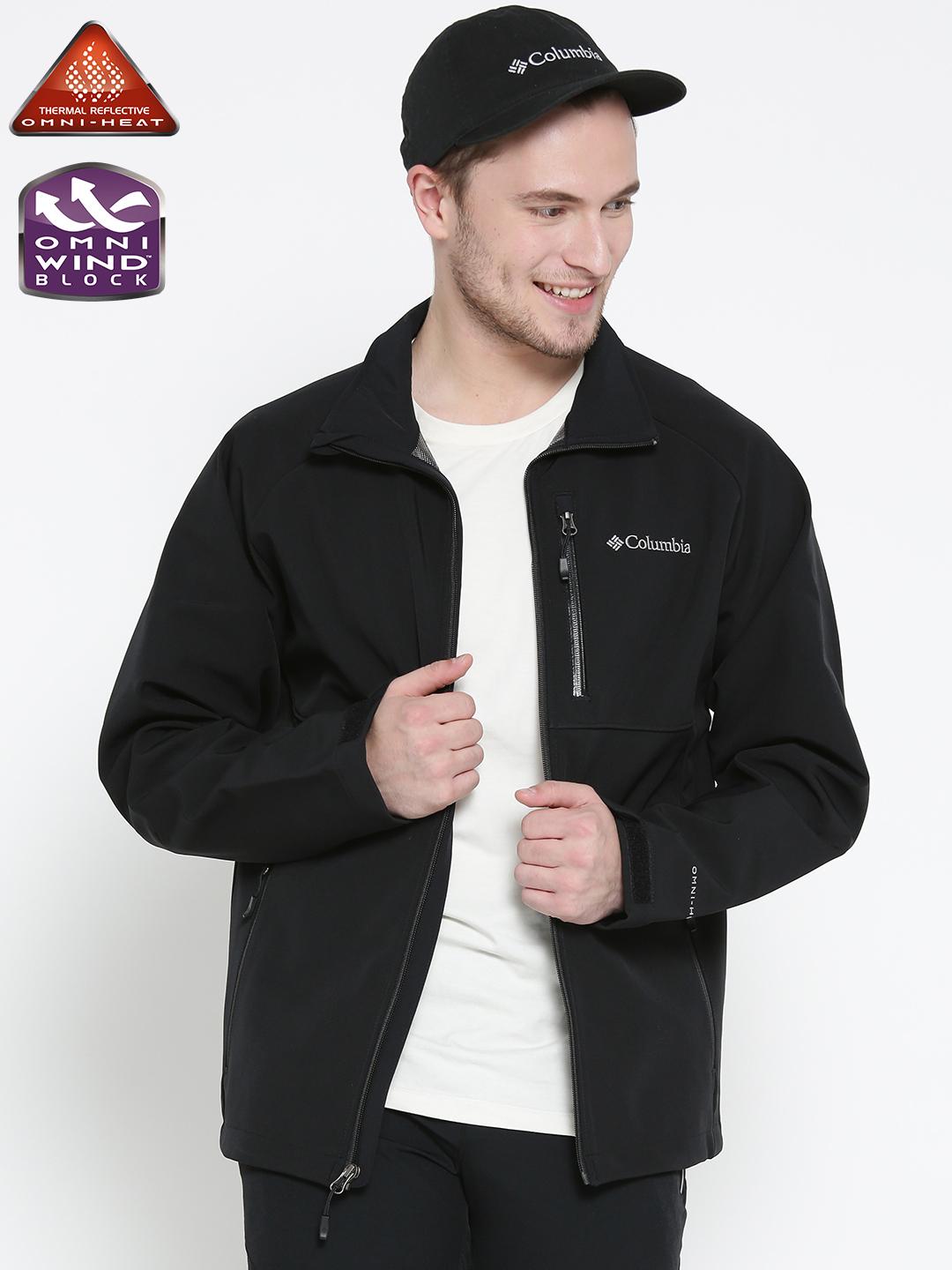 Buy Columbia Men Black Heat Mode II Softshell Water-Resistant