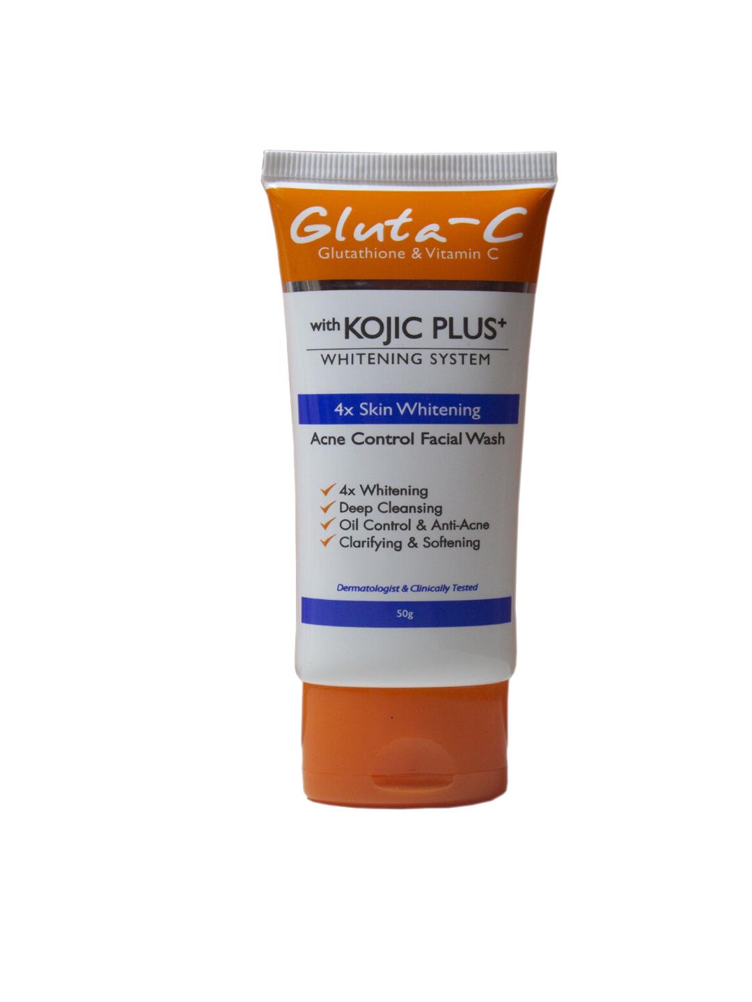 Buy GLUTA-C Glutathione & Vitamin C Acne Control Face Wash with Kojic Plus+  - 50g - Face Wash and Cleanser for Women 20641812