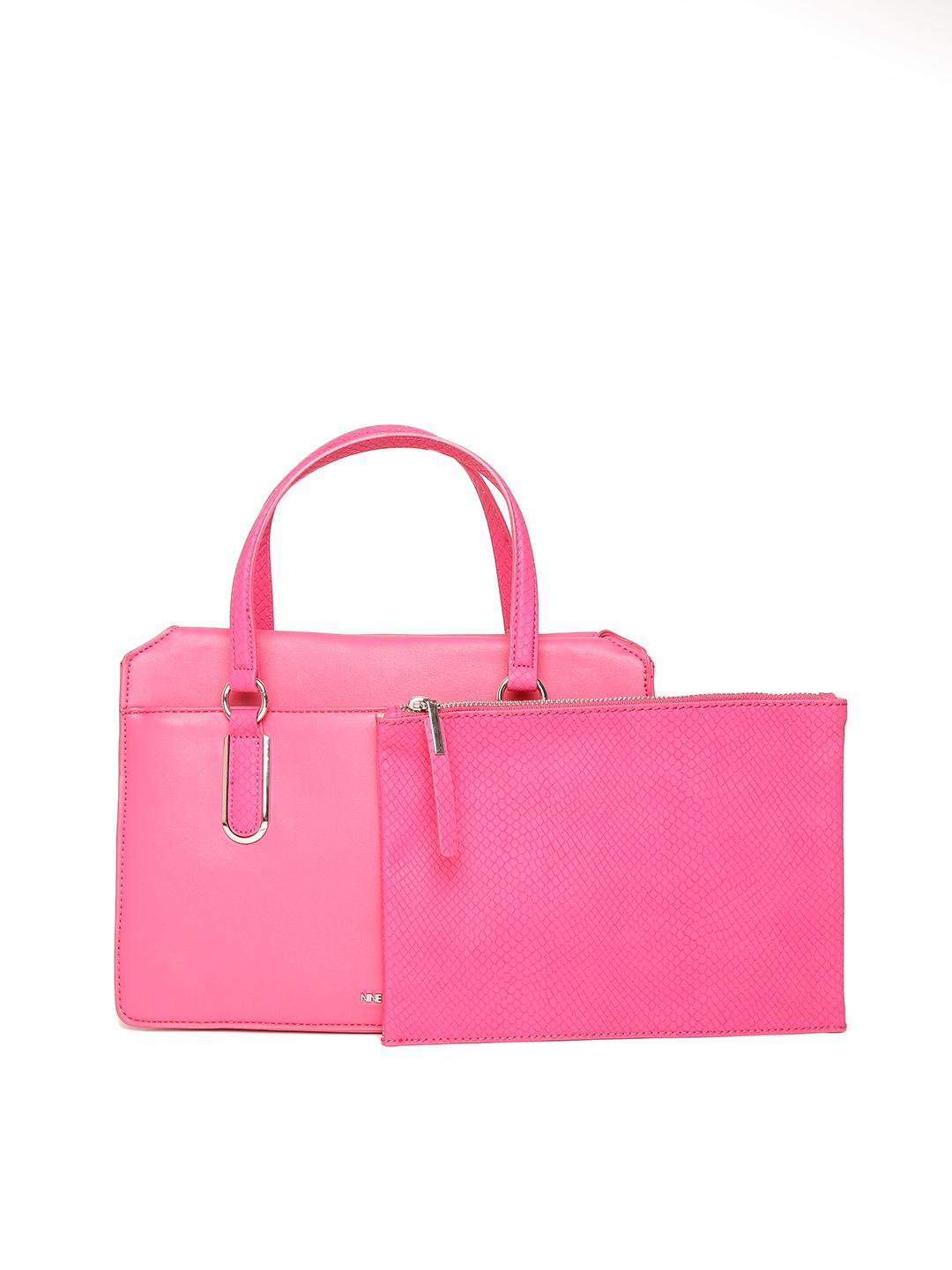 Buy Nine West Pink Solid Handheld Bag - Handbags for Women 2080638