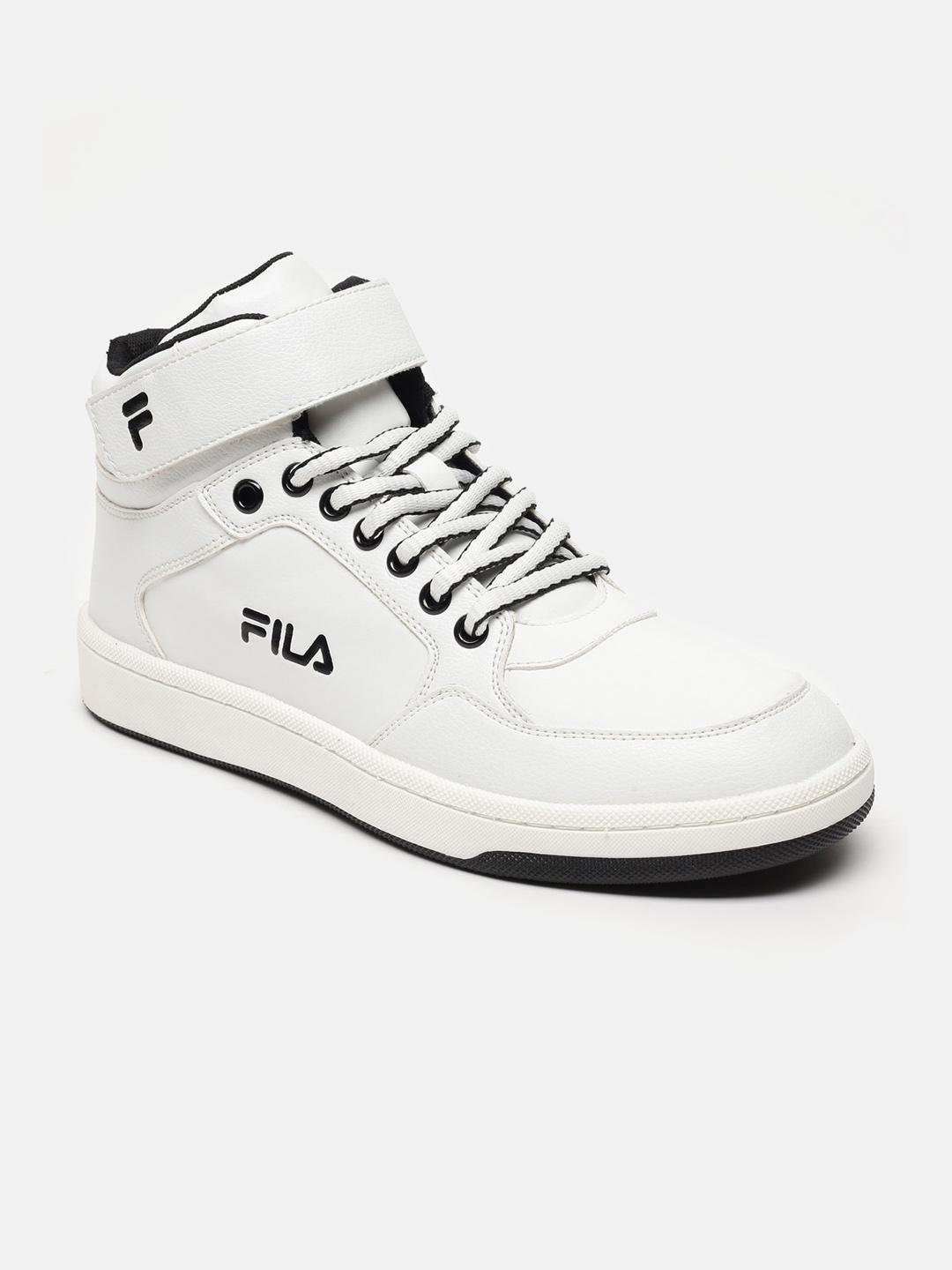 Buy FILA Men White High Top Sneakers Casual Shoes for Men