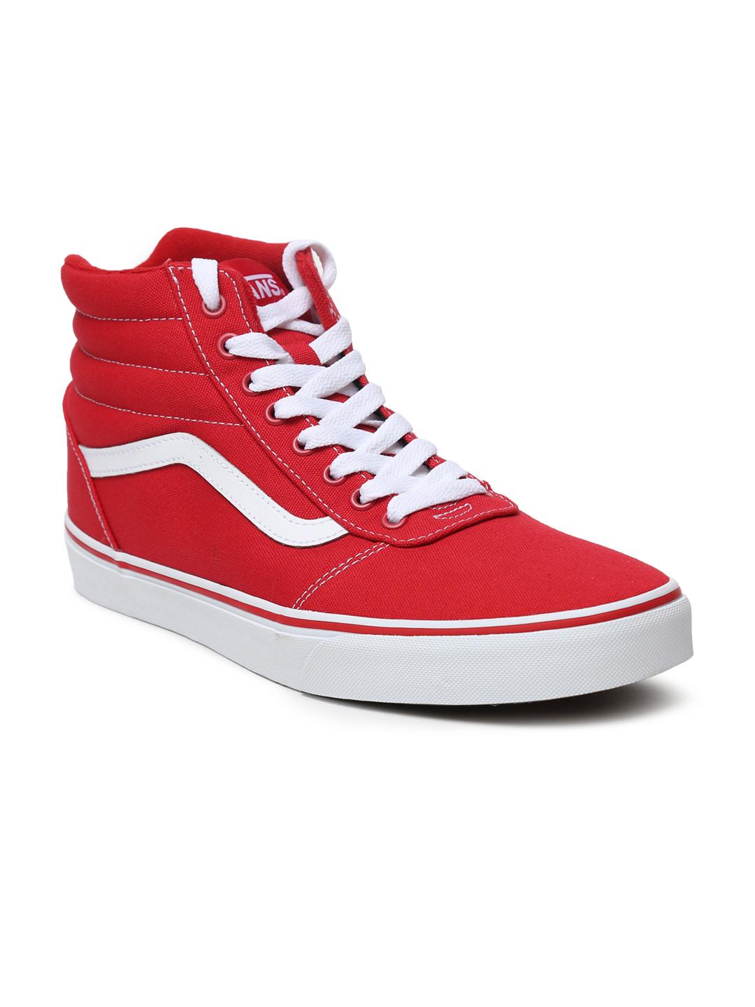 Red Vans Shoes Where Can I Buy High Top Vans Vans Kids SK8-Hi