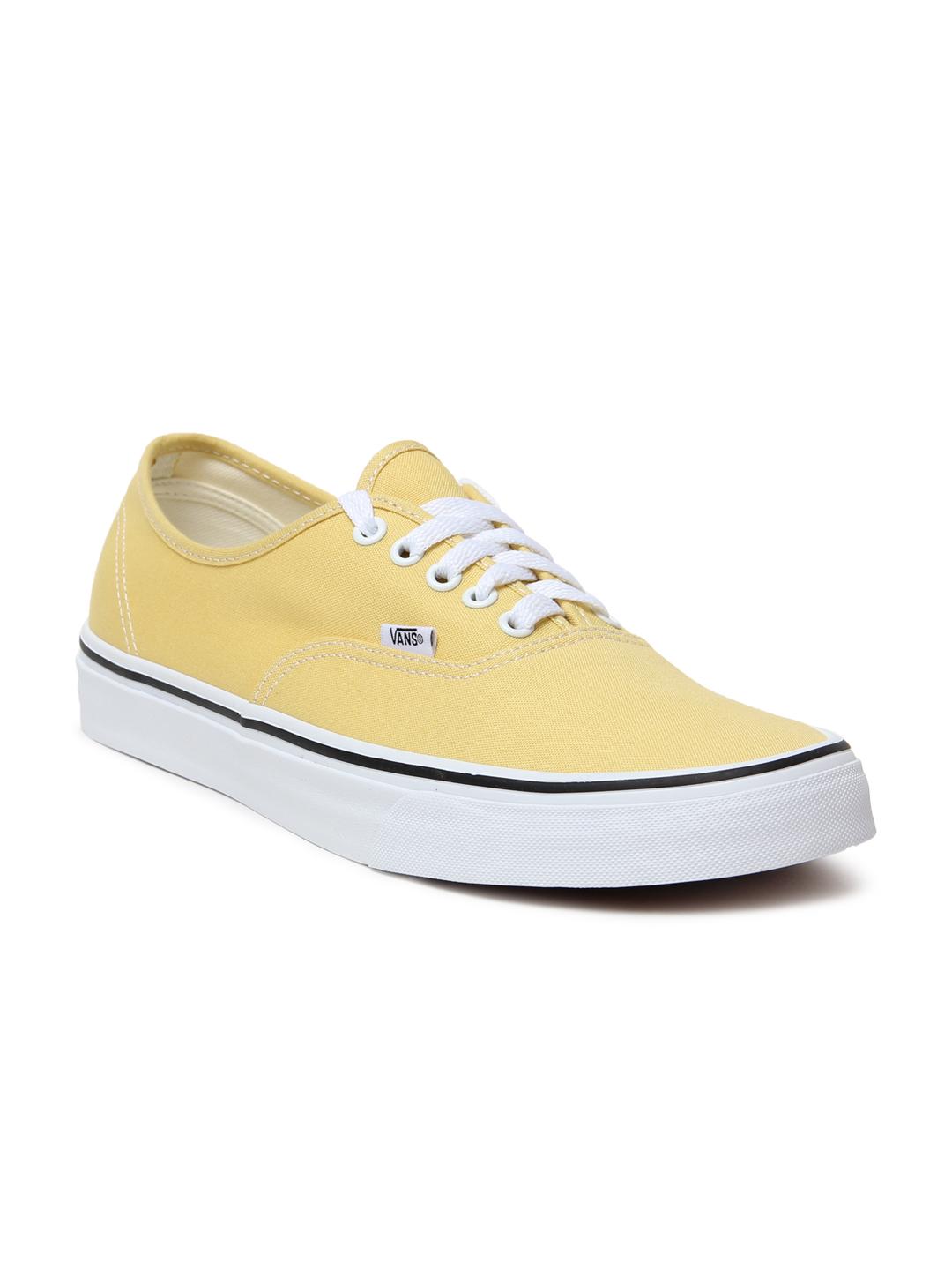 Buy Vans Unisex Yellow Authentic Sneakers Casual Shoes for