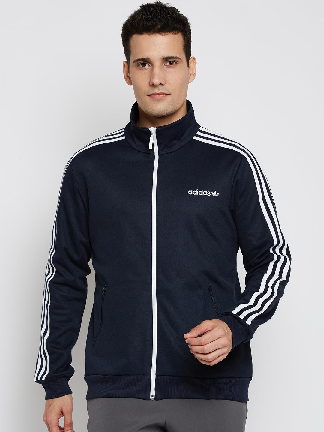 Buy ADIDAS Originals Men Navy BB Solid Track Jacket Jackets for