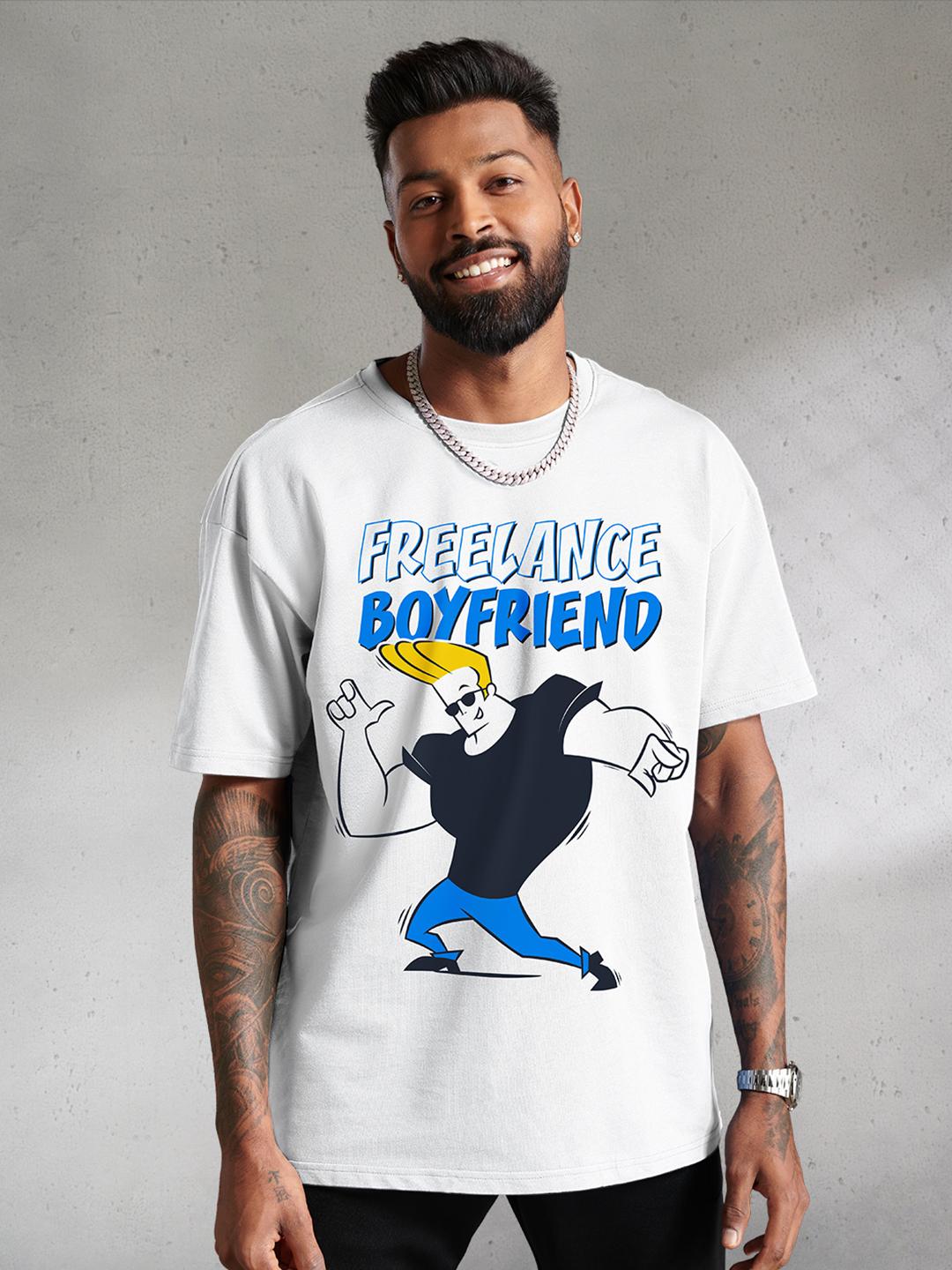 Buy The Souled Store Johnny Bravo Freelance Boyfriend Print Cotton