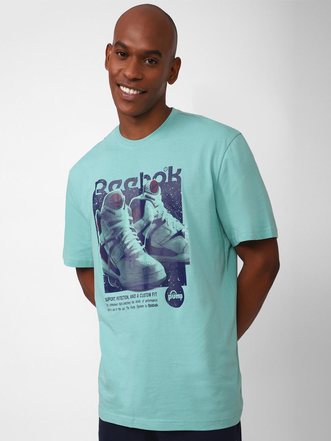 Buy Reebok Men Rbk Classics GS Retro Pump Slim Fit Pure Cotton T