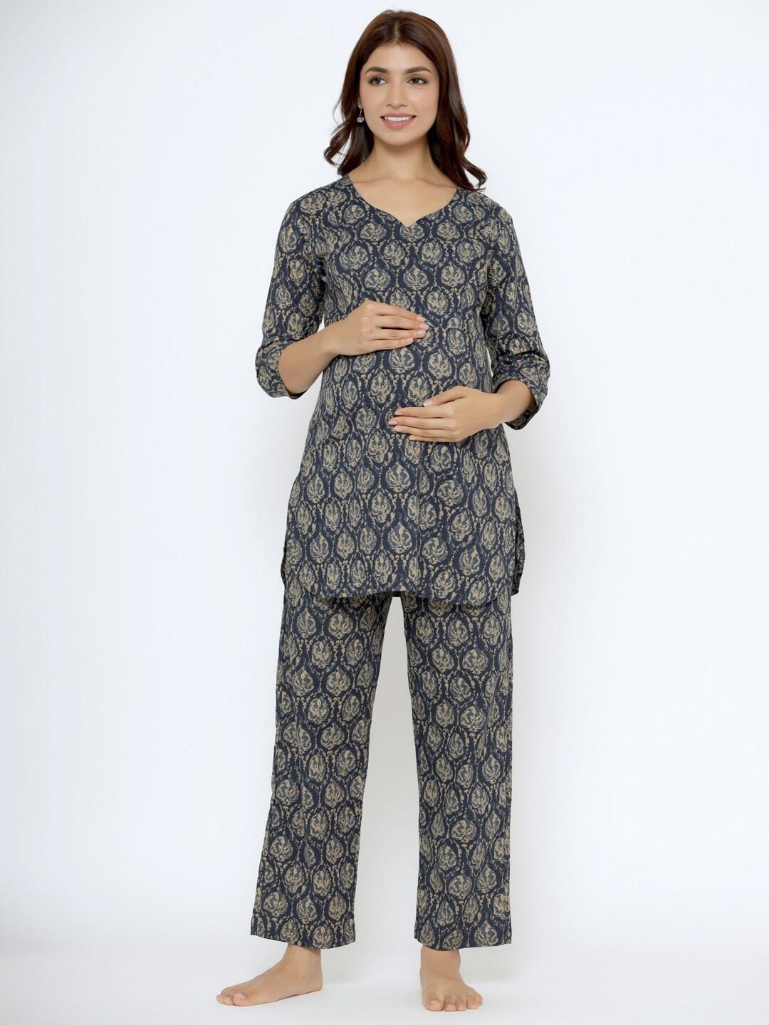 Maternity Wear Sonari Nightwear Online CRAFIQA Women Printed